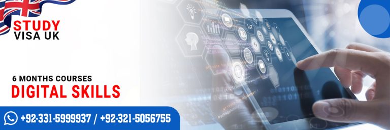 Study Visa UK Certificate in Digital Skills Course 6 Months