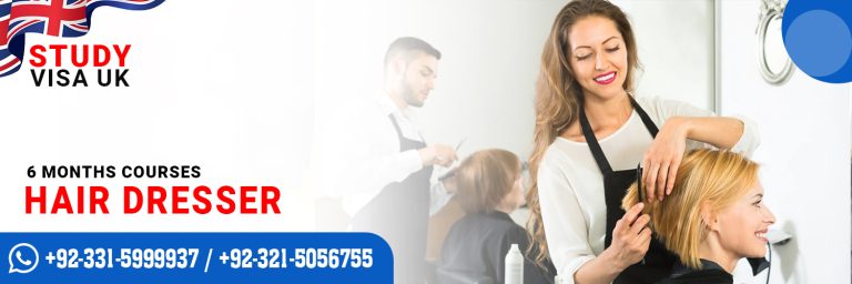 Study Visa UK Hair dresser Course 6 Months