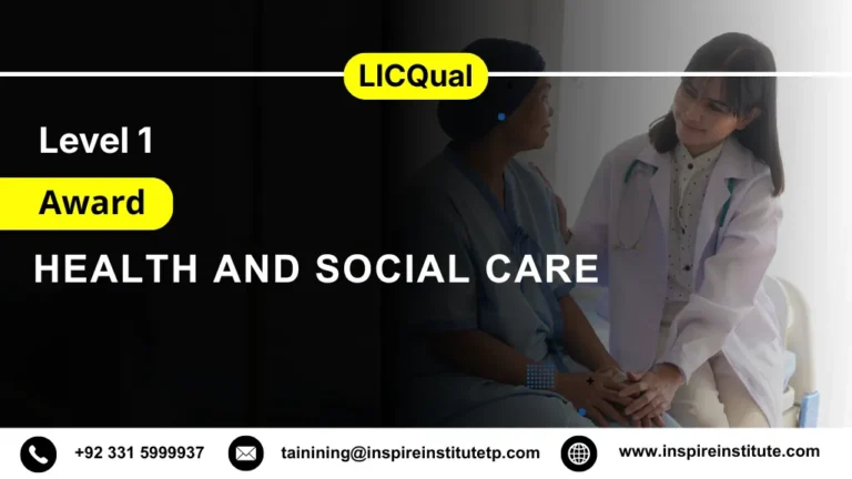 LICQual Level 1 Award in Health and Social Care